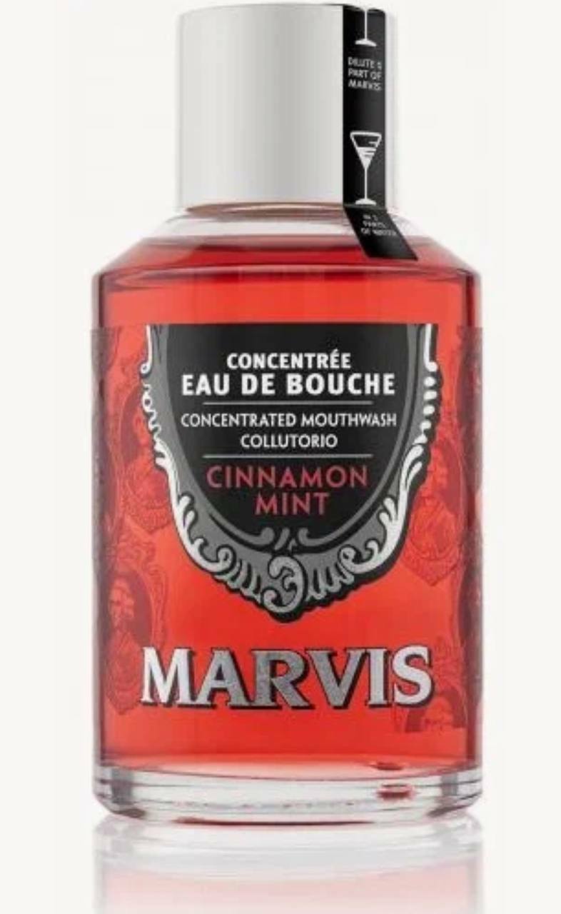 Marvis ополаскиватель Cinnamon Mint Мята и корица, 120 мл.