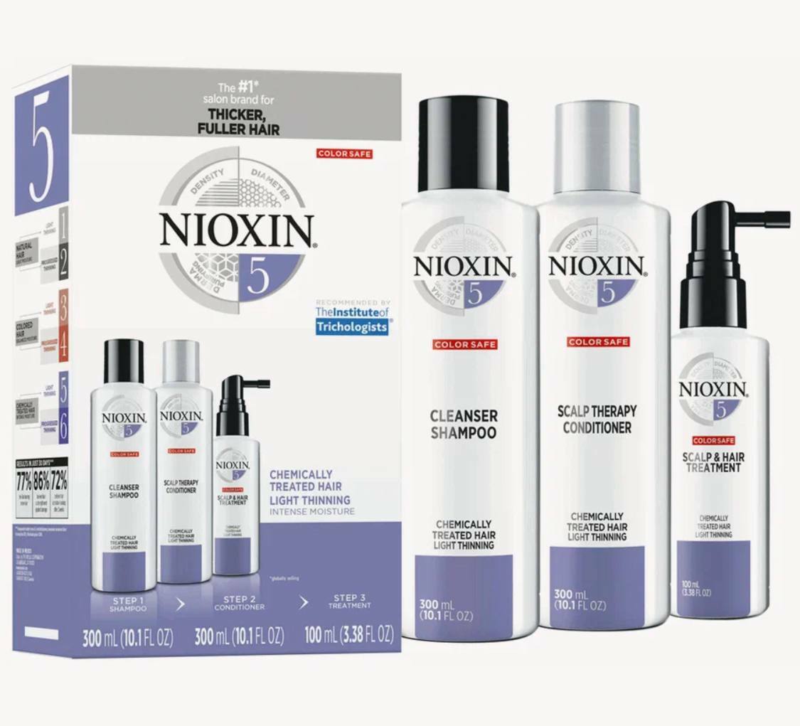 NIOXIN System 5 - Набор (Система 5) Набор (150 мл + 150 мл + 50 мл).