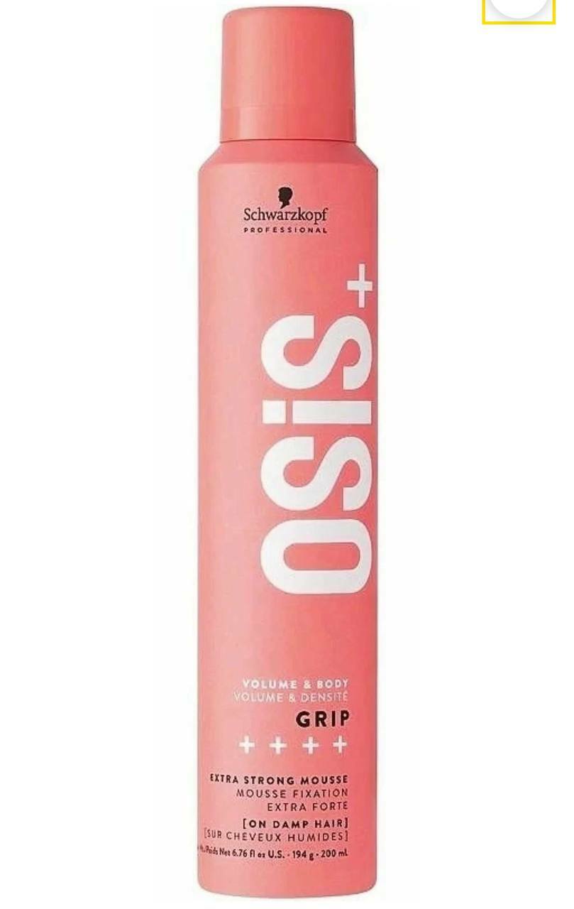 Schwarzkopf Мусс для волос сверхсильной фиксации Osis+ Grip, 200 мл.