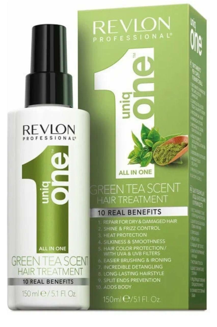 Revlon Professional Uniq One Маска-спрей несмываемая HAIR GREEN TEA TREATMENT с ароматом зеленого чая 150 мл.