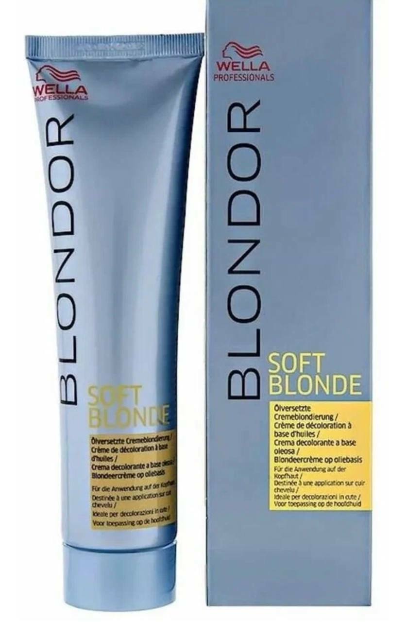 Wella Blondor Soft Blonde / Блондирующий крем с экстрактом ромашки, 200 мл.